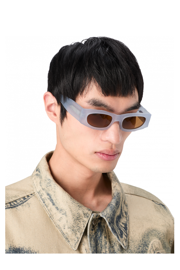 HIRMU Light gray HIRMU Acetate Sunglasses