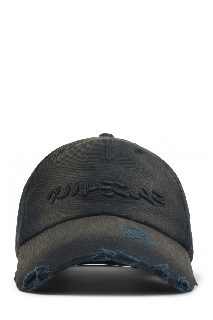 SPRAYED CAP Gorra negra efecto espray