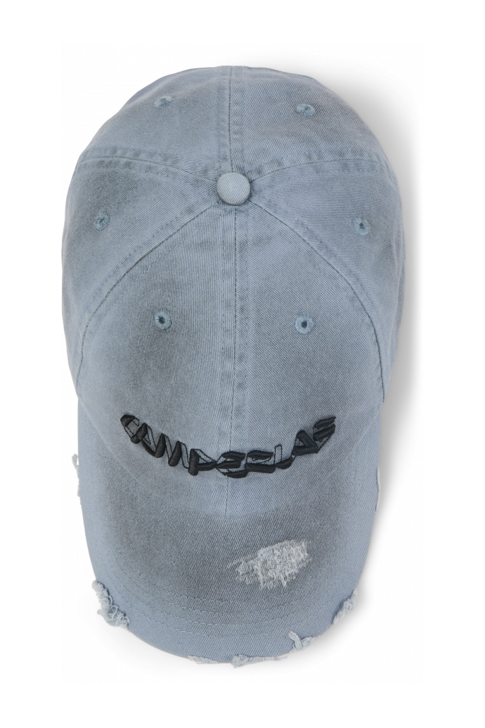 SPRAYED CAP Grijze sprayed pet