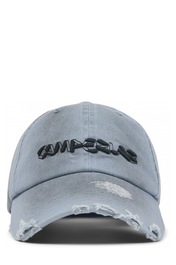 SPRAYED CAP Gorra gris efecto espray