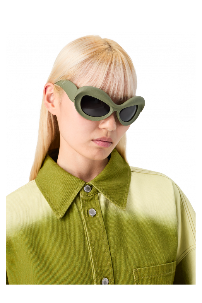 PULLA Green PULLA Acetate Sunglasses