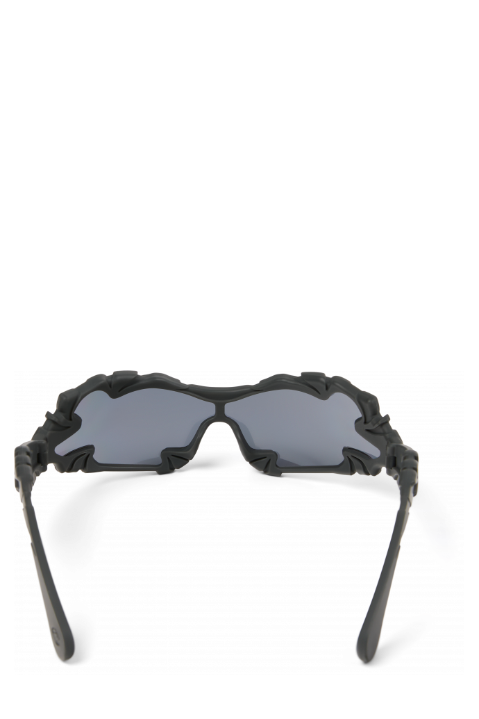 Overhead view of TORMENTA SUNGLASSES FADED BLACK