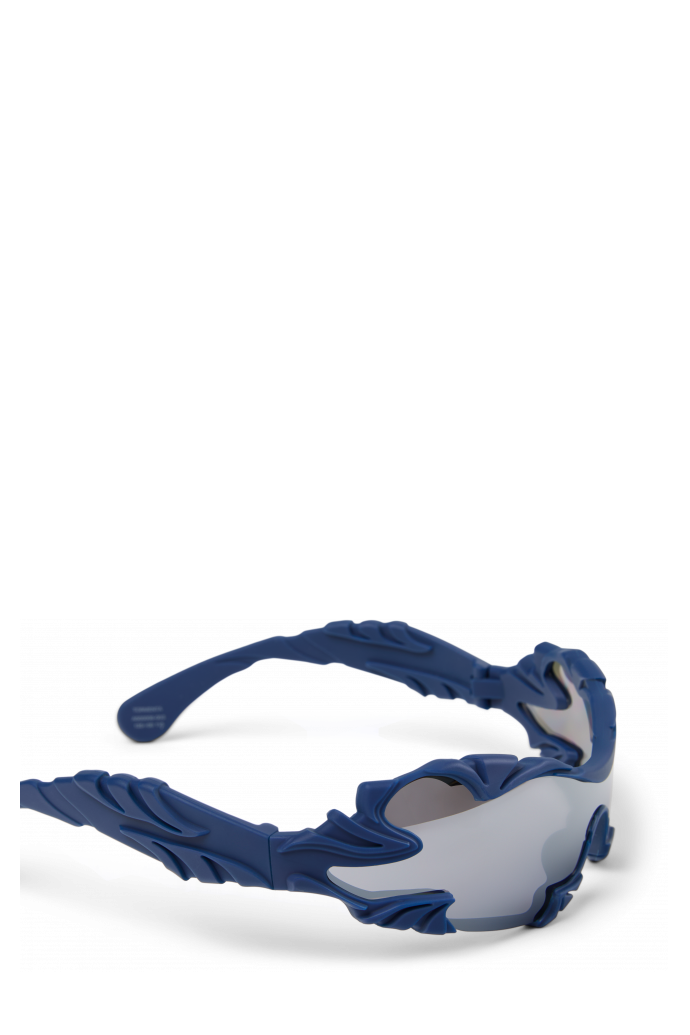 Back view of TORMENTA SUNGLASSES BLUE