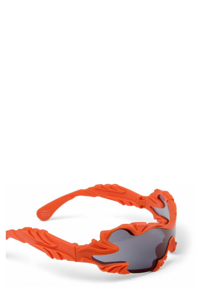 Back view of TORMENTA SUNGLASSES ORANGE