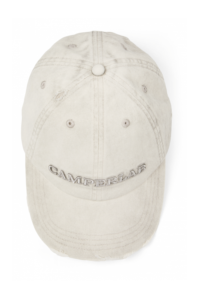 Overhead view of LOGO CAP LOGO CAP FADED <br/>FADED GREY