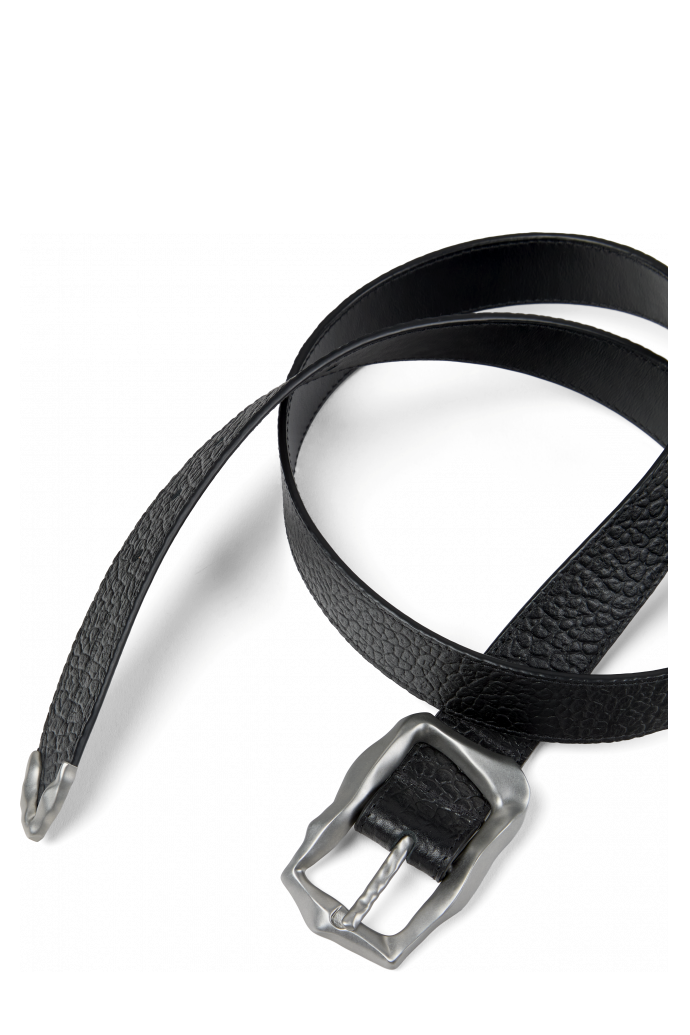 LEATHER BELT SCHWARZ