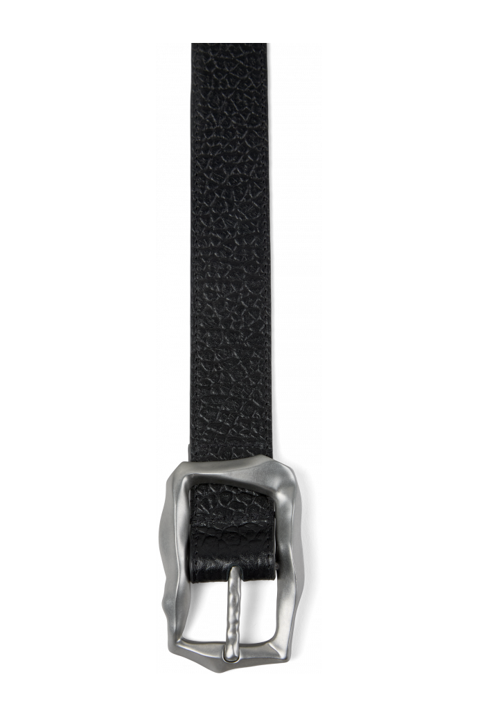 LEATHER BELT SCHWARZ