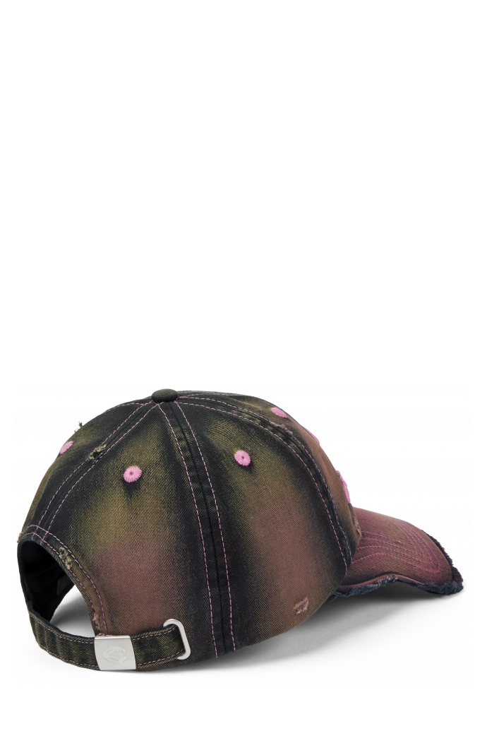 DISTORTED WASHED CAP CASQUETTE DÉLAVÉE DÉFORMÉE<br/>ROSE