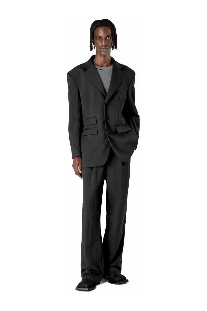 null Black Technical Suit Blazer