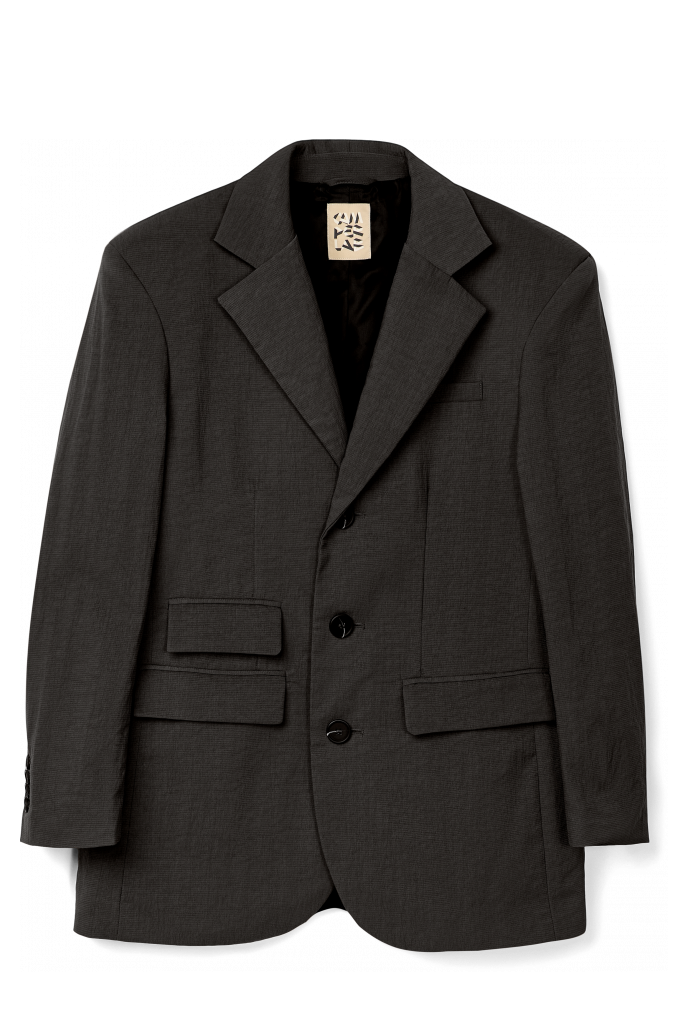 null Black Technical Suit Blazer
