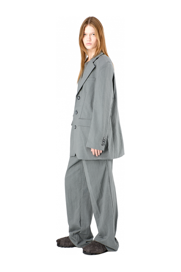 Tailored Blazer Gray ECONYL® Suit Blazer