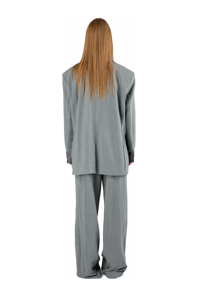 Tailored Blazer Gray ECONYL® Suit Blazer