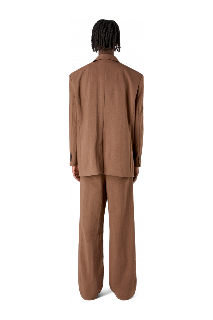 Tailored Blazer Sakko aus ECONYL® in Braun