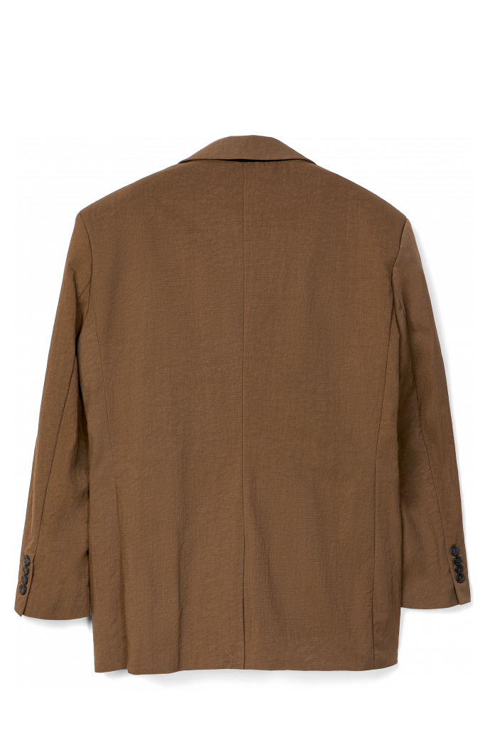 Tailored Blazer Sakko aus ECONYL® in Braun