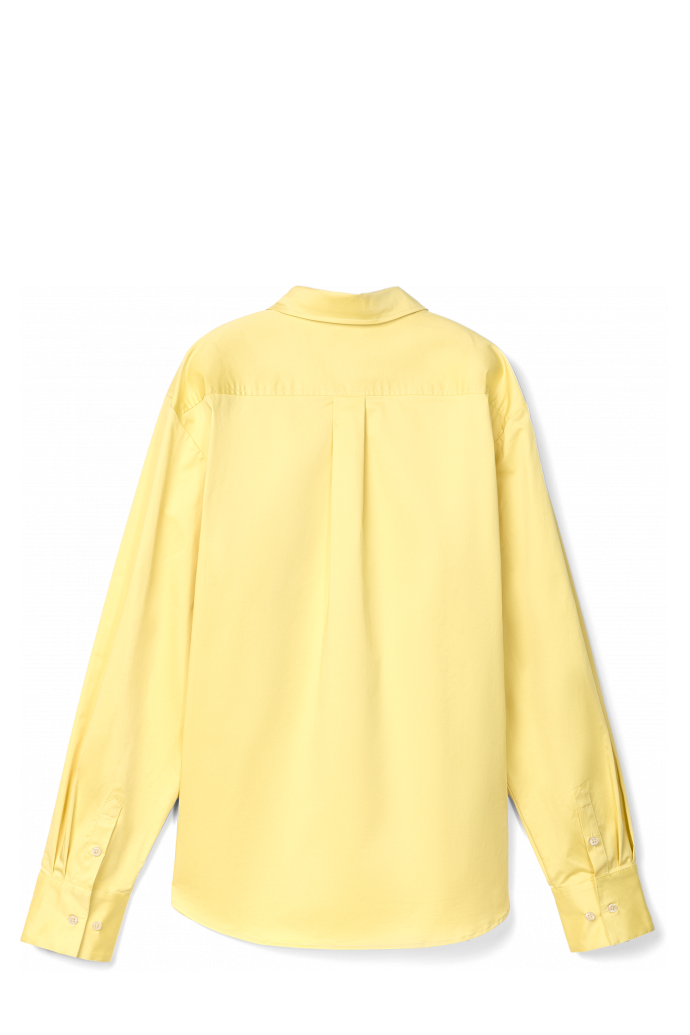 Cotton Shirt Baumwollhemd in Gelb