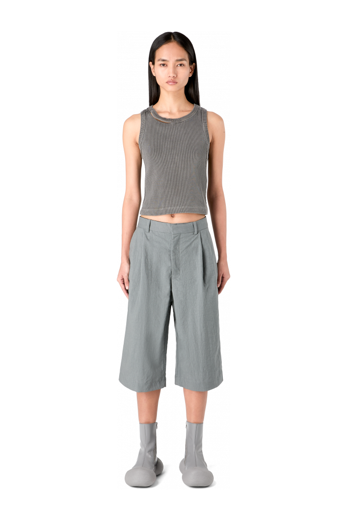 Tailored Shorts Gray Technical Suit Shorts
