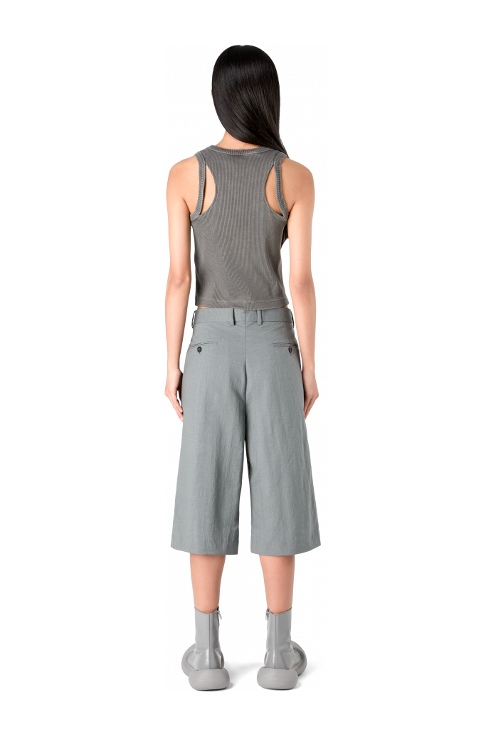 Tailored Shorts Gray Technical Suit Shorts