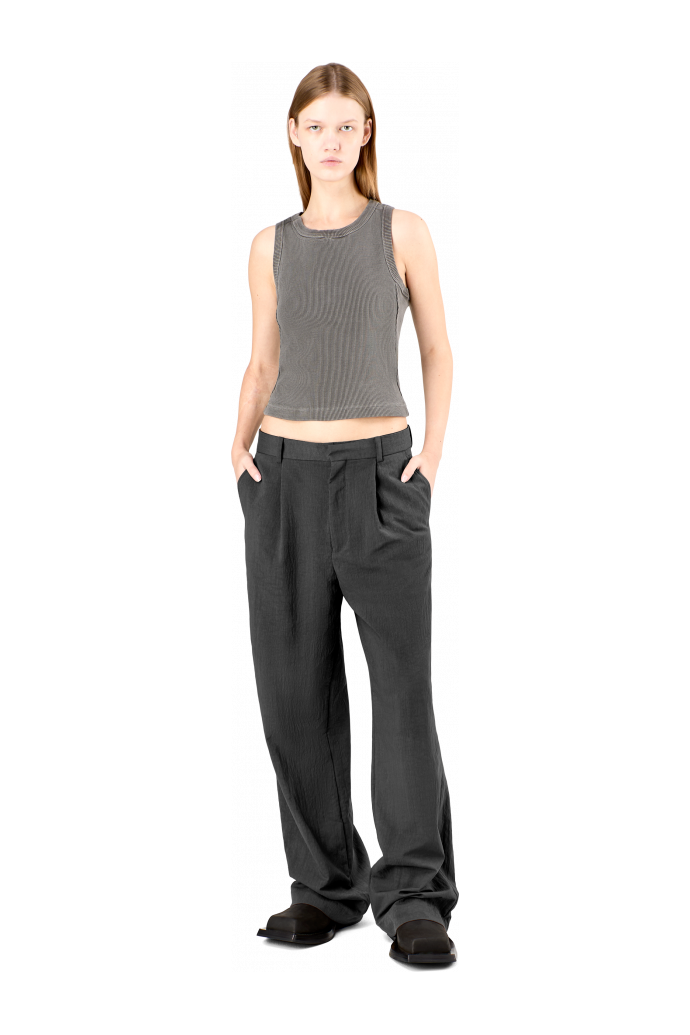 null Black Technical Suit Trousers