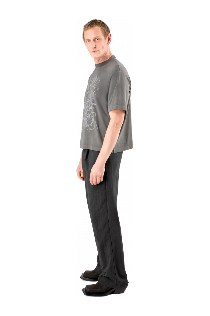 null Black Technical Suit Trousers