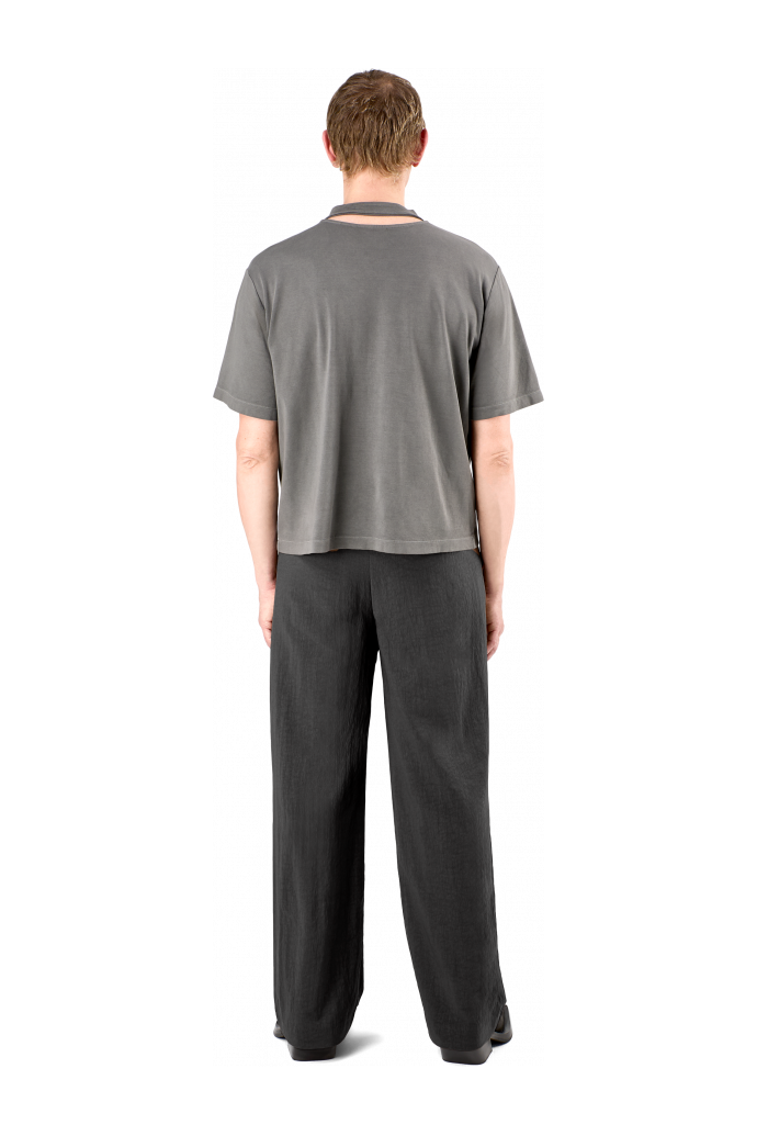 null Black Technical Suit Trousers
