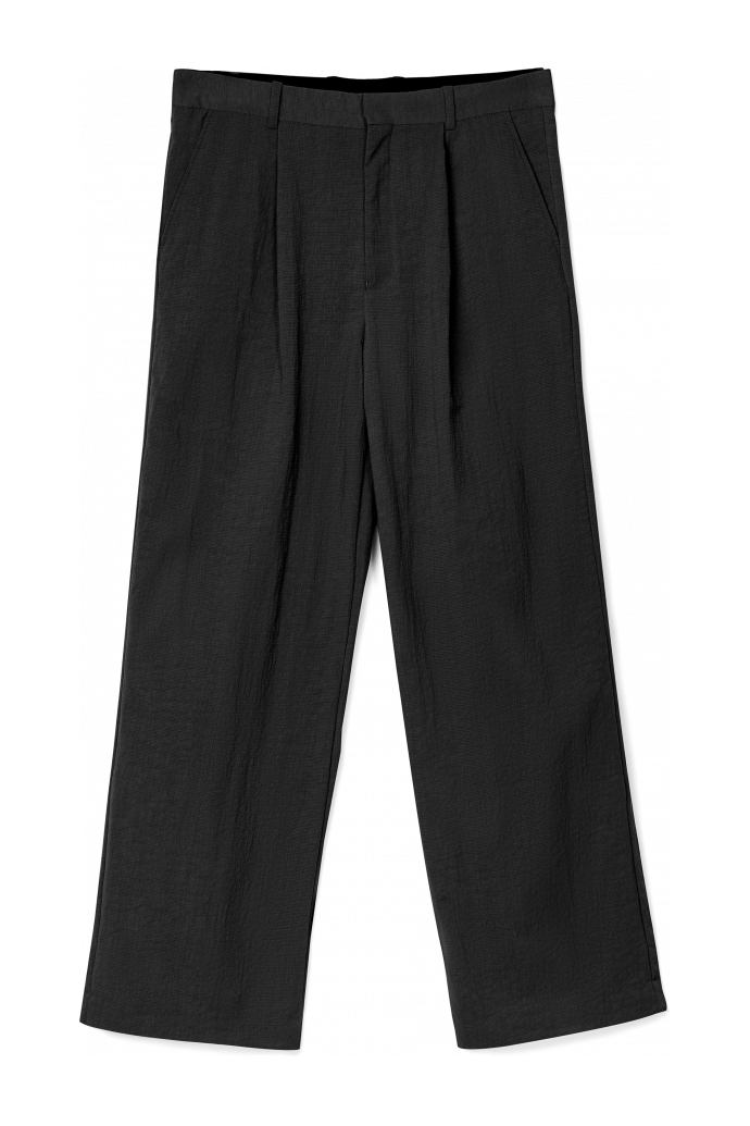 null Black Technical Suit Trousers
