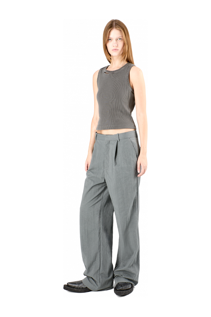 Tailored Trousers Gray Technical Suit Trousers