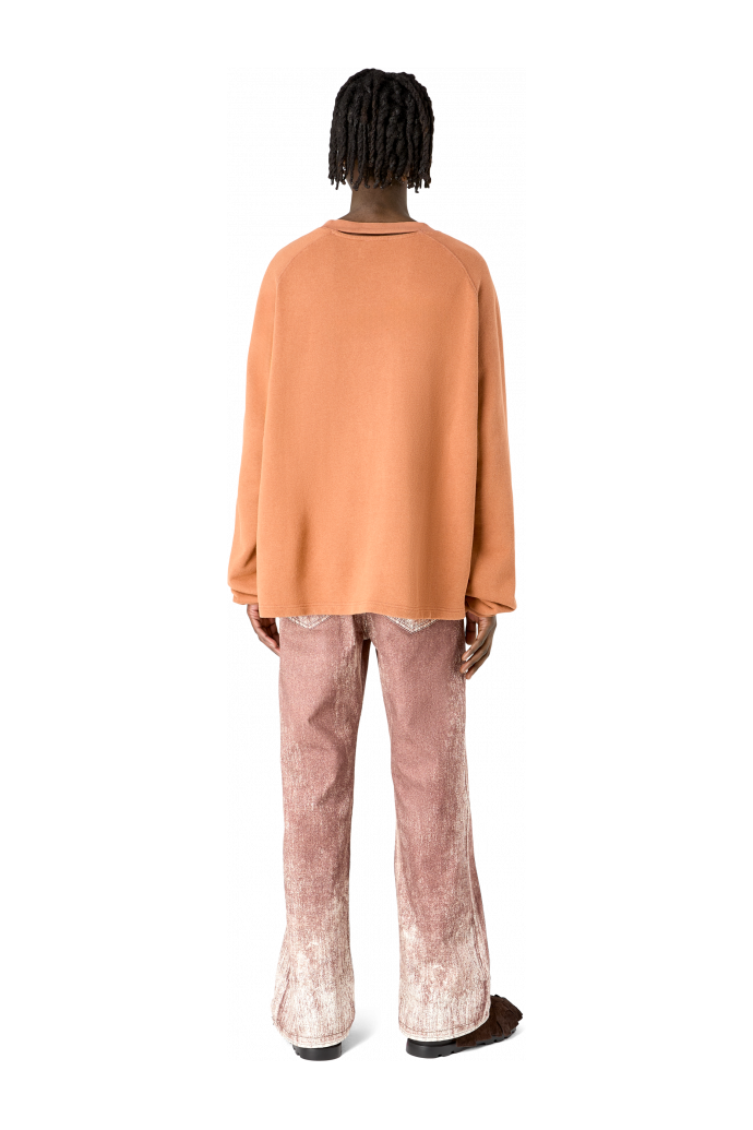 BOXY CREWNECK Faded Terracotta PYRATEX® Sweater