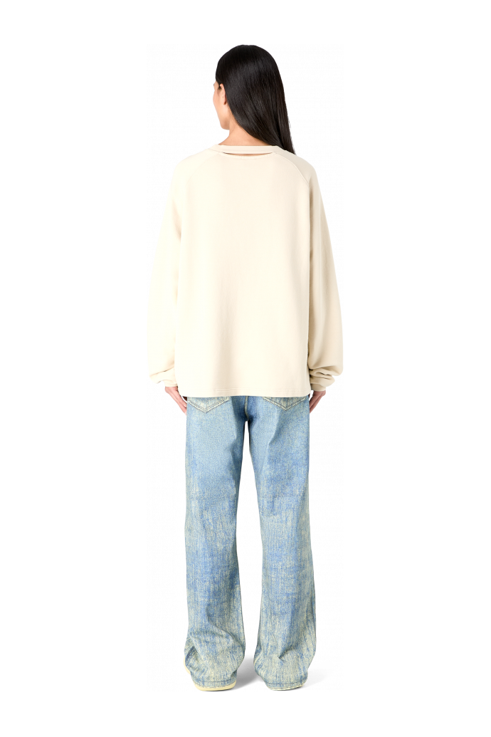 BOXY CREWNECK Faded Sand PYRATEX® Sweater