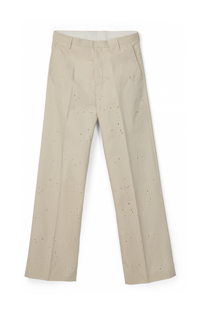 RELAXED TAILORED TROUSERS BEIGE CLARO