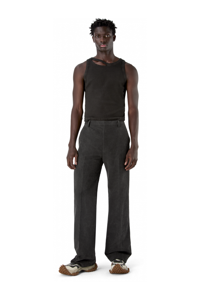 RELAXED TAILORED TROUSERS Gray