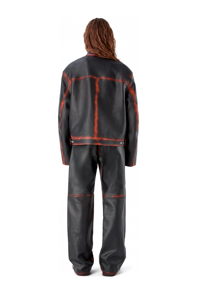 LEATHER MOTO JACKET BLACK