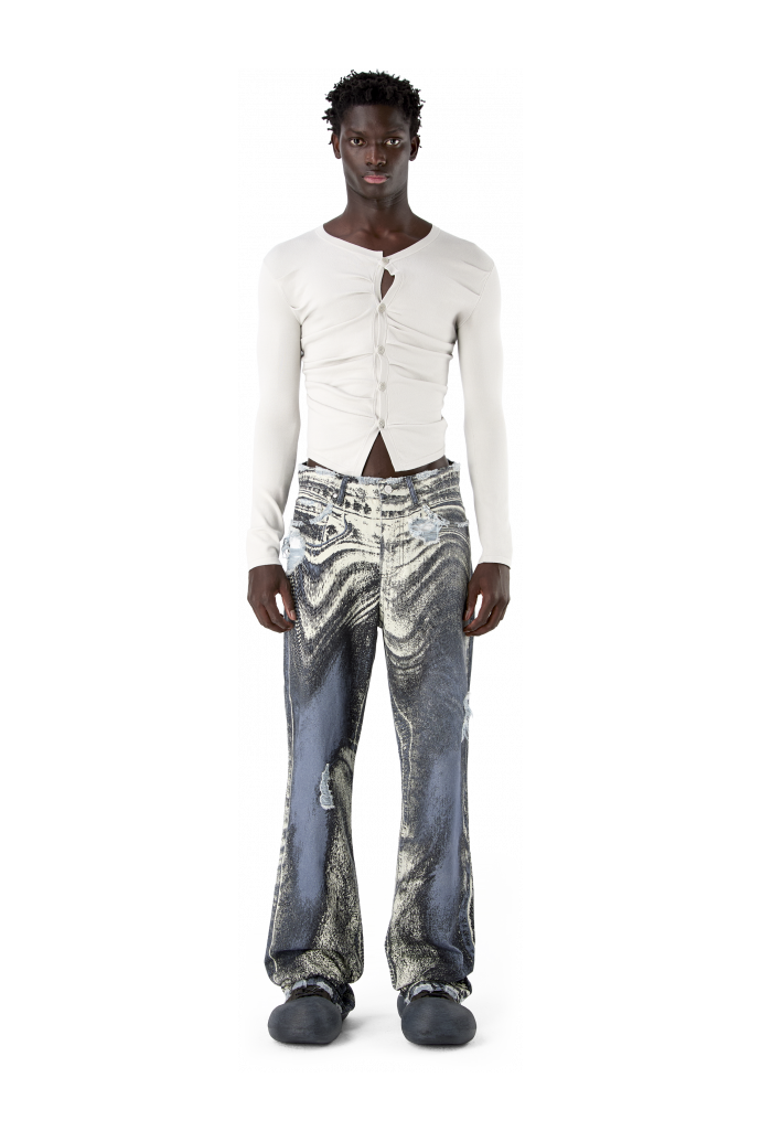 SLIM KNIT CARDIGAN LIGHT Gray