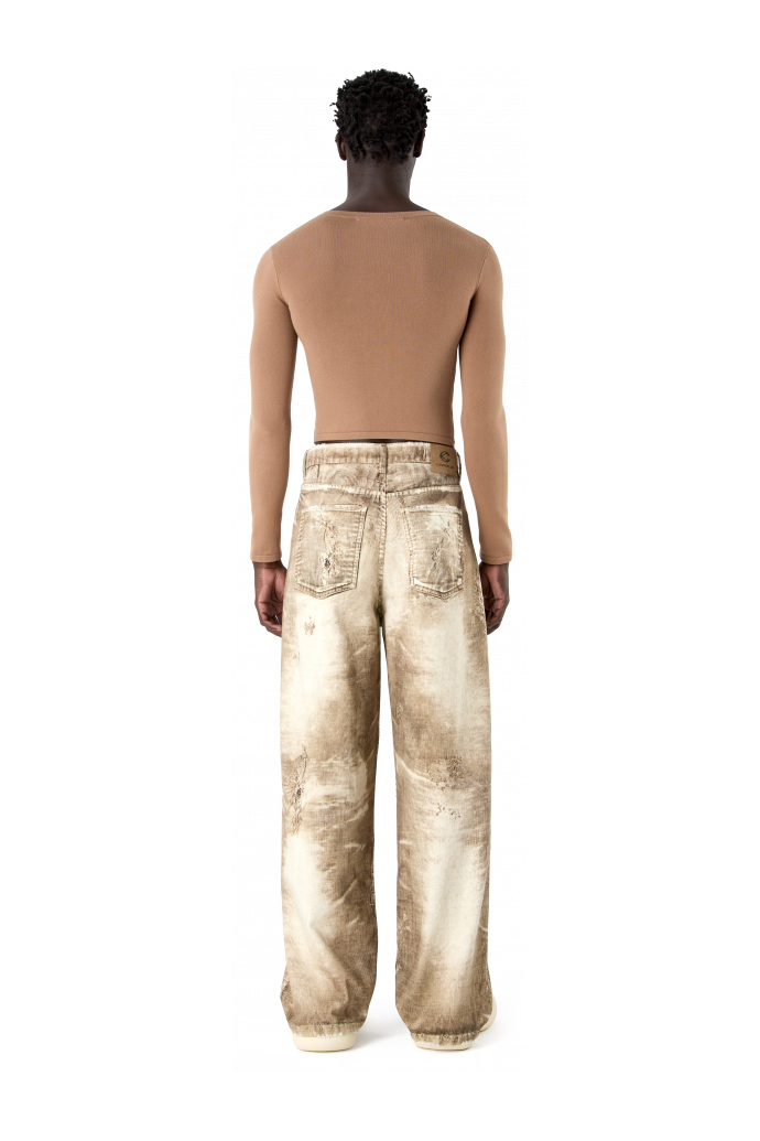 SLIM KNIT CARDIGAN BEIGE