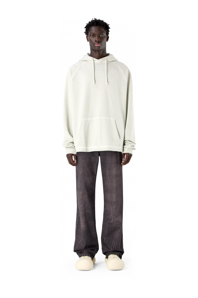 LOGO BOXY HOODIE LIGHT Gray