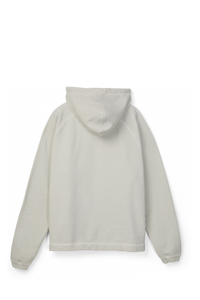 Back view of LOGO BOXY HOODIE LIGHT Gray