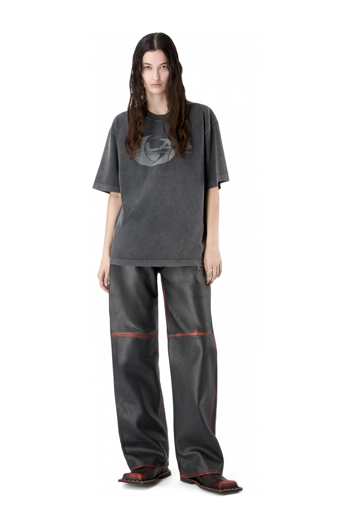 ARTWORK SLEEVELESS TANK TOP BLACK-Gray