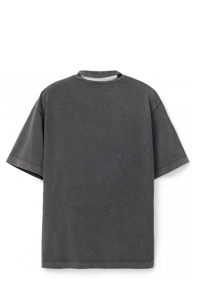 ARTWORK SLEEVELESS TANK TOP SCHWARZ-Grau