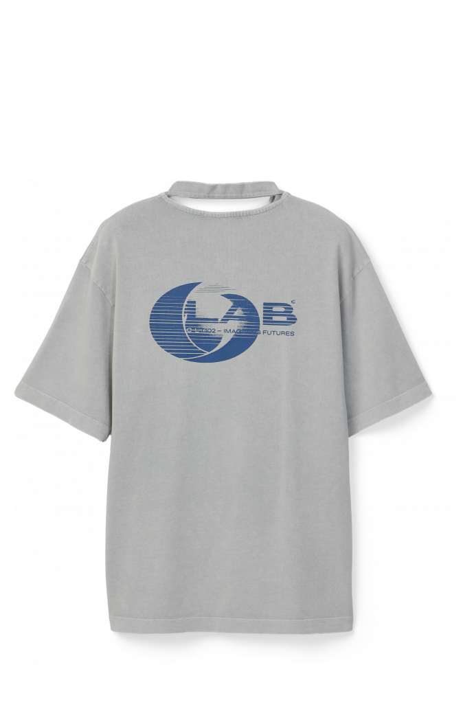 ARTWORK SLEEVELESS TANK TOP Grau-Indigo