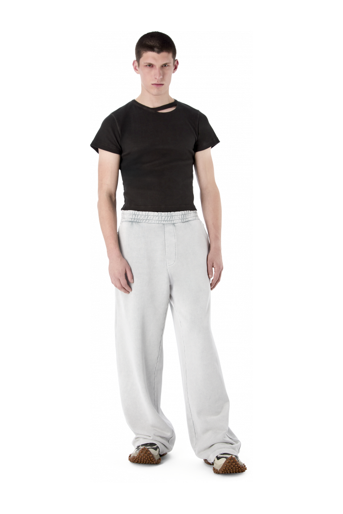 LOGO POLO SWEATPANTS Hellgrau