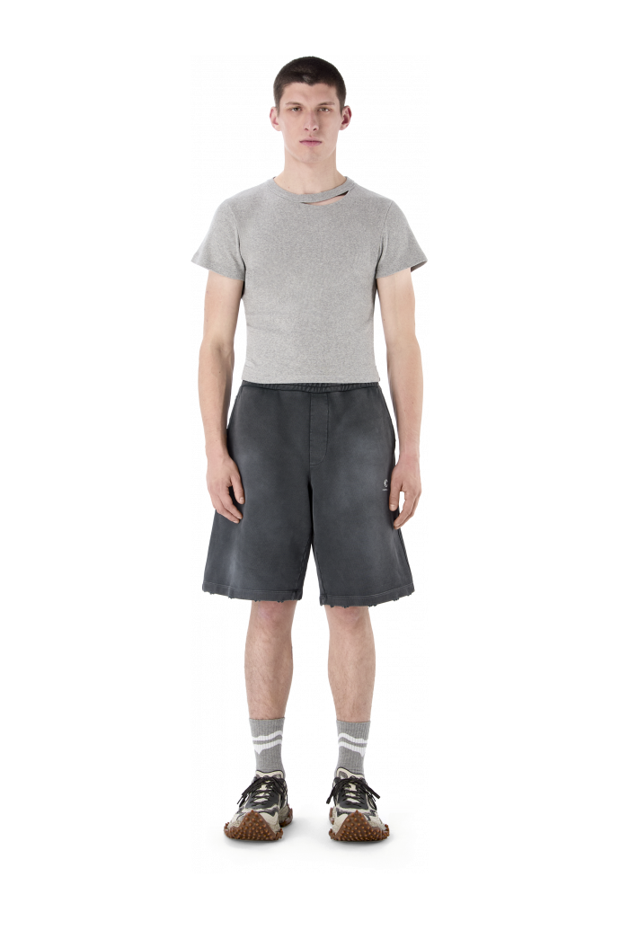 LOGO POLO SWEATSHORTS SCHWARZ