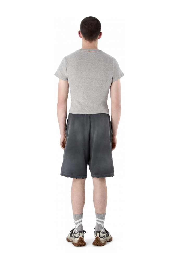 LOGO POLO SWEATSHORTS SCHWARZ