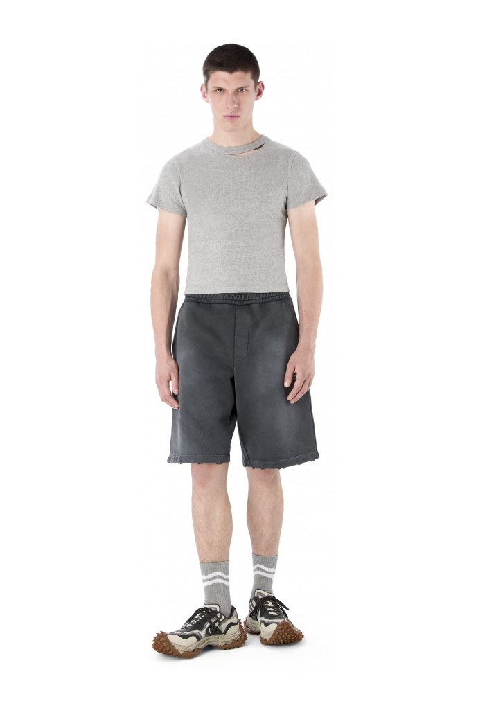 LOGO POLO SWEATSHORTS SCHWARZ