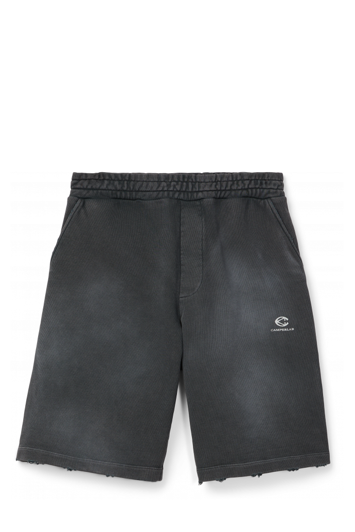 LOGO POLO SWEATSHORTS SCHWARZ