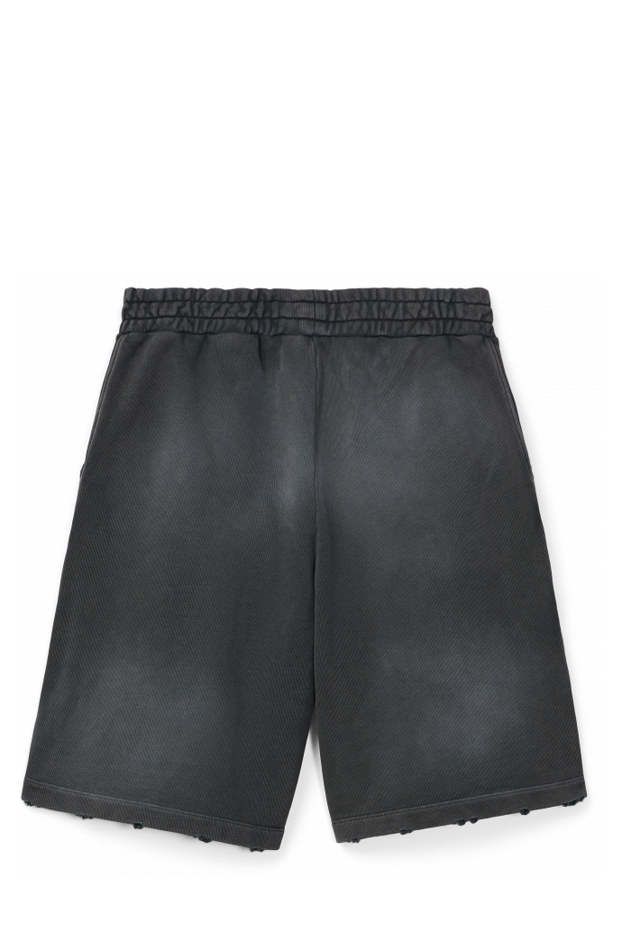 LOGO POLO SWEATSHORTS SCHWARZ