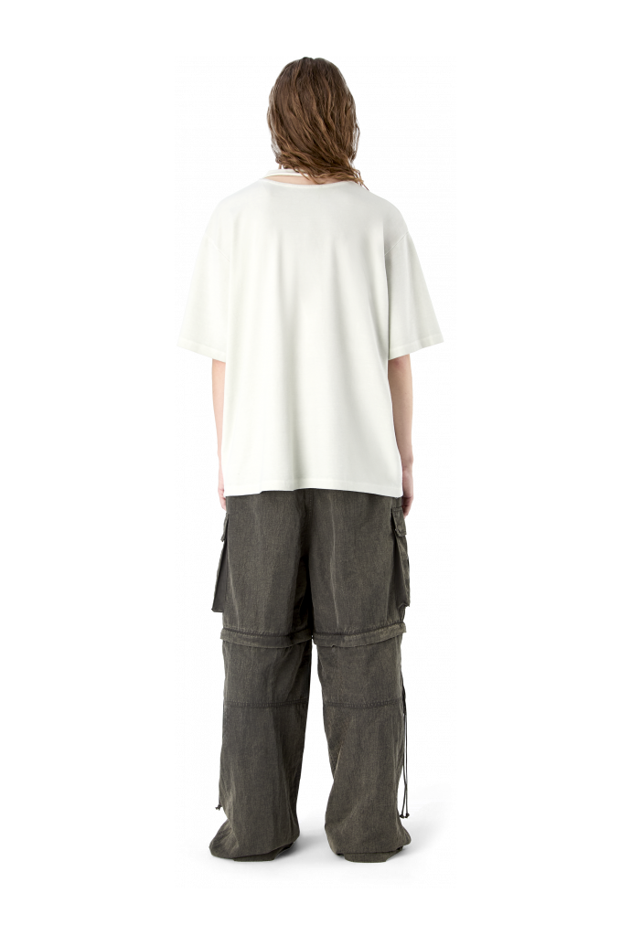 LOGO BOXY T-SHIRT LICHTGRIJS