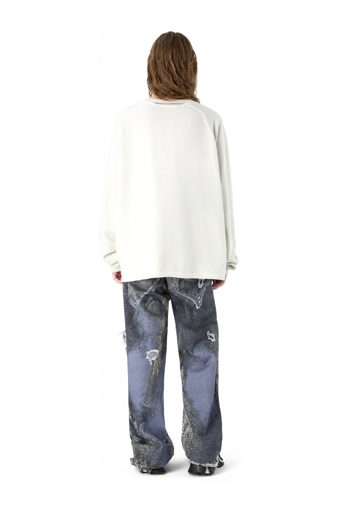 LOGO BOXY CREWNECK LICHTGRIJS