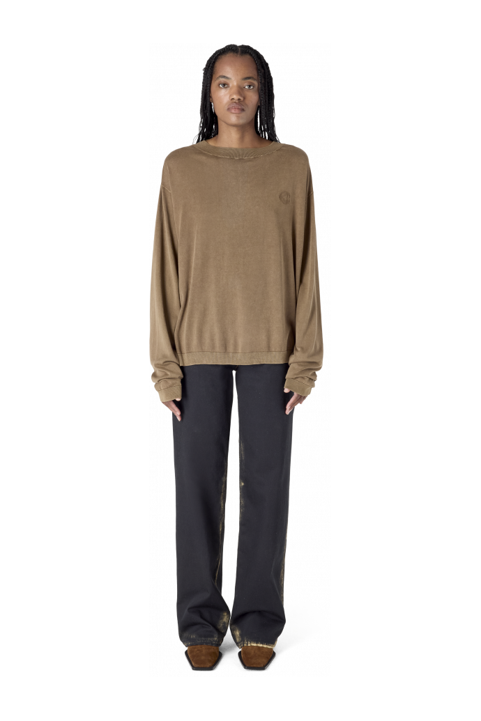 WASHED PRINT DENIM JEANS WASHED PRINT DENIM JEANS <br/>BLACK