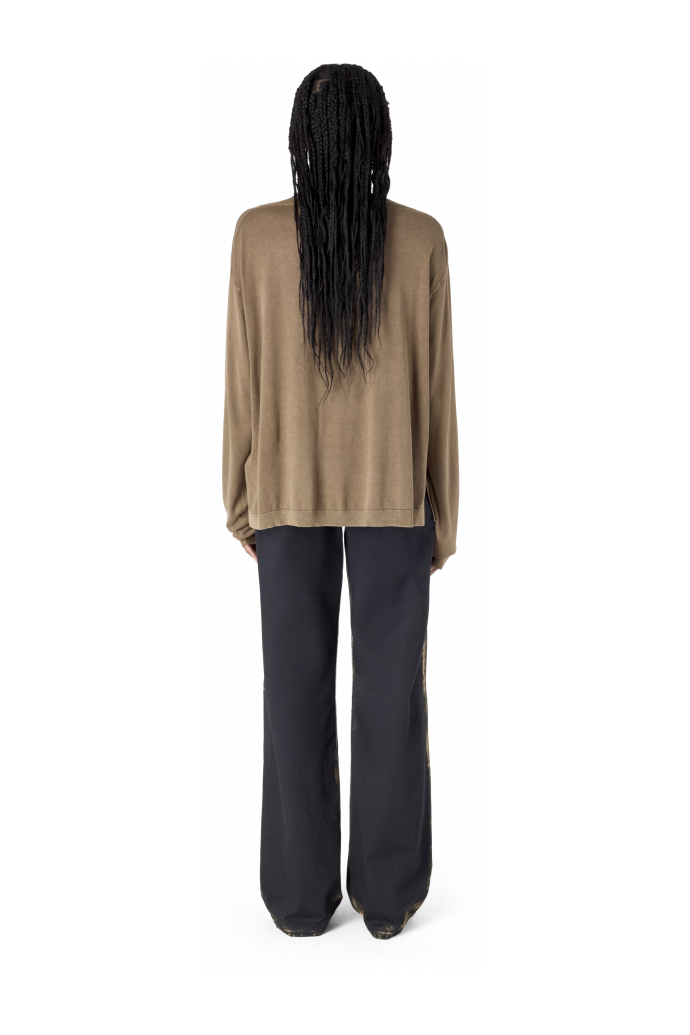 WASHED PRINT DENIM JEANS WASHED PRINT DENIM JEANS <br/>BLACK