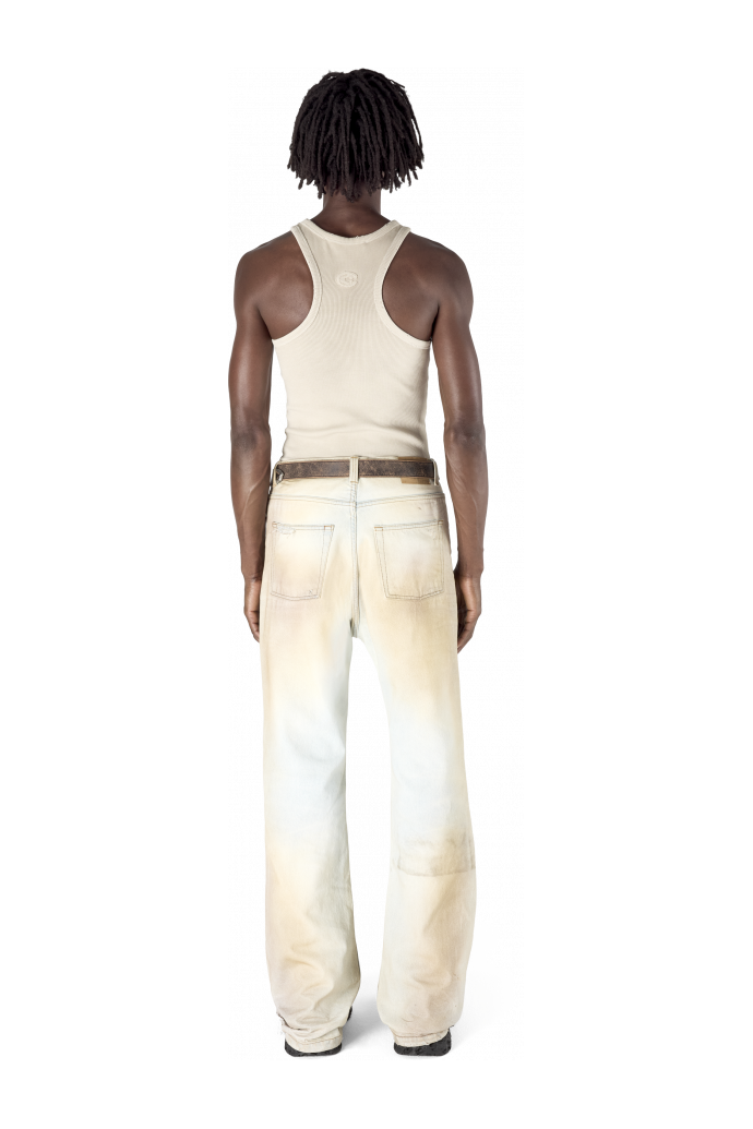 WASHED FLARED JEANS OFF-WHITE