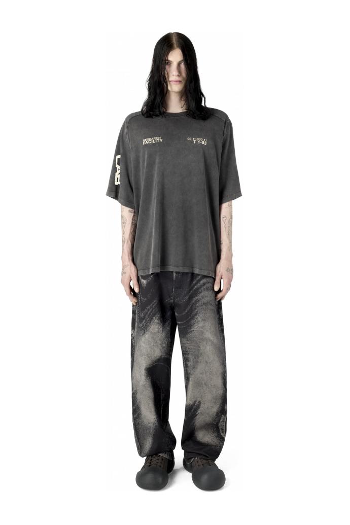 OVERSIZED RAGLAN SHORT SLEEVE TEE NOIR